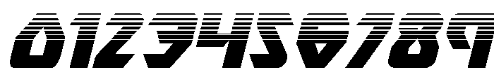 Ion Cannon Halftone Italic Font OTHER CHARS