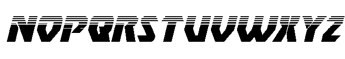 Ion Cannon Halftone Italic Font LOWERCASE