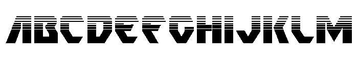 Ion Cannon Halftone Font UPPERCASE