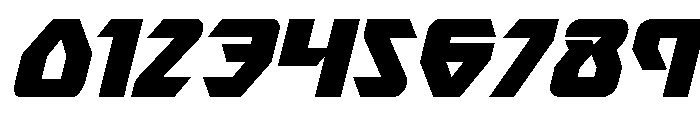 Ion Cannon Italic Font OTHER CHARS