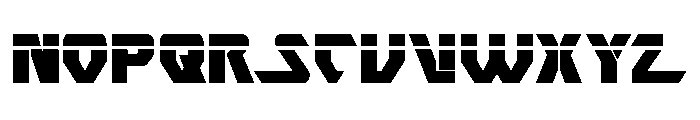 Ion Cannon Laser Font UPPERCASE