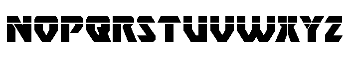 Ion Cannon Laser Font LOWERCASE
