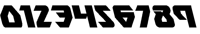 Ion Cannon Leftalic Font OTHER CHARS