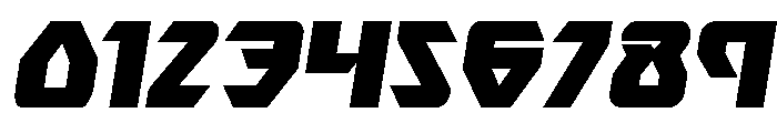 Ion Cannon Semi-Italic Font OTHER CHARS