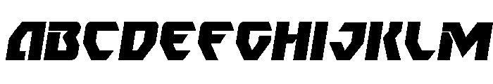 Ion Cannon Semi-Italic FONT