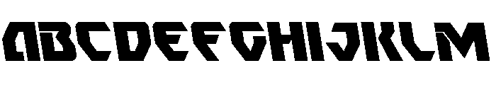 Ion Cannon Semi-Leftalic FONT