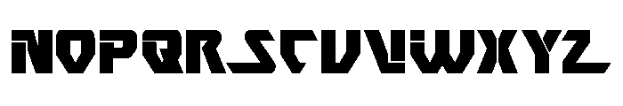 Ion Cannon Font UPPERCASE
