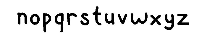 Iora Regular Regular Font LOWERCASE