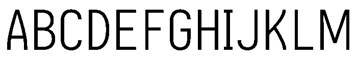 Iosevka Charon 300 Font UPPERCASE
