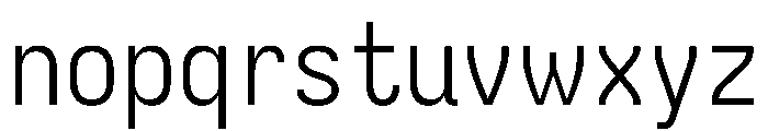 Iosevka Charon 300 Font LOWERCASE