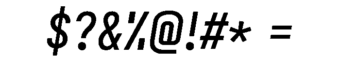 Iosevka Charon 500italic Font OTHER CHARS