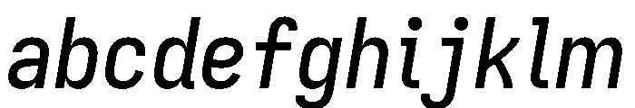 Iosevka Charon 500italic FONT