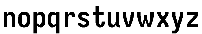 Iosevka Charon 700 Font LOWERCASE