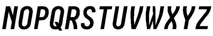 Iosevka Charon 700italic Font UPPERCASE