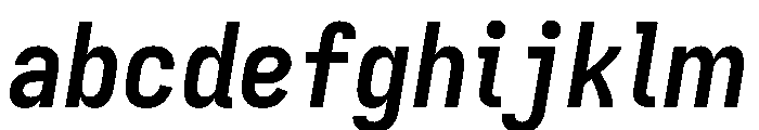 Iosevka Charon 700italic FONT
