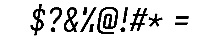 Iosevka Charon Italic Font OTHER CHARS