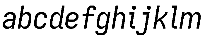 Iosevka Charon Italic FONT