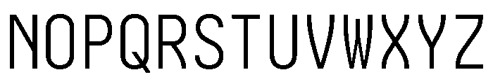 Iosevka Charon Mono 300 Font UPPERCASE