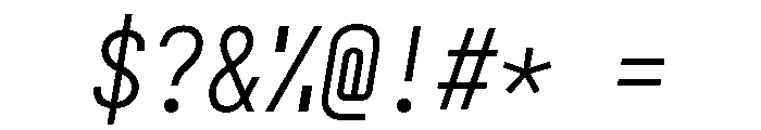 Iosevka Charon Mono 300italic Font OTHER CHARS