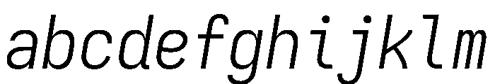 Iosevka Charon Mono 300italic FONT