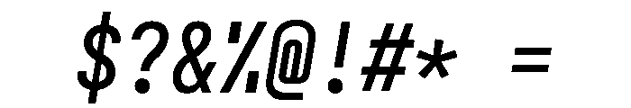 Iosevka Charon Mono 500italic Font OTHER CHARS