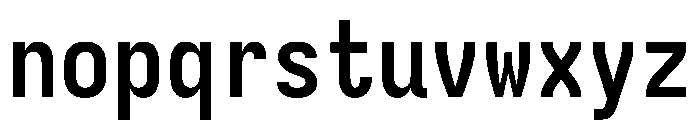Iosevka Charon Mono 700 Font LOWERCASE