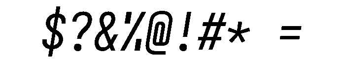 Iosevka Charon Mono Italic Font OTHER CHARS