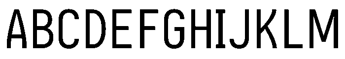 Iosevka Charon Regular Font UPPERCASE