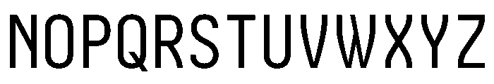 Iosevka Charon Regular Font UPPERCASE