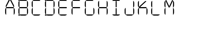 ION C Thin Font UPPERCASE