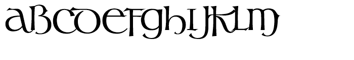 Iona Regular Font UPPERCASE