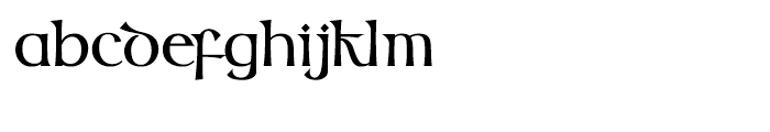 Iona Regular Font LOWERCASE