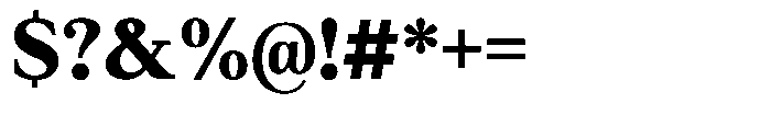 Ioannem Black Font OTHER CHARS