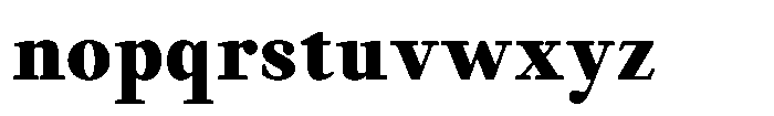 Ioannem Black Font LOWERCASE
