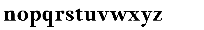 Ioannem Bold Font LOWERCASE