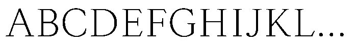 Ioannem Extra Light Font UPPERCASE