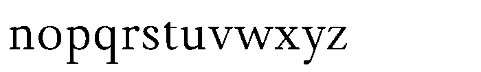 Ioannem Regular Font LOWERCASE