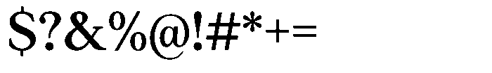Ioannem Semi Bold Font OTHER CHARS