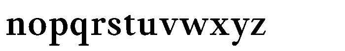 Ioannem Semi Bold Font LOWERCASE