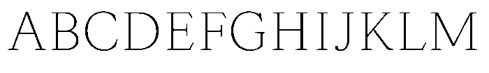 Ioannem Thin Font UPPERCASE