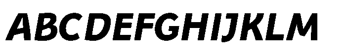 Iommyz Bold Italic Font UPPERCASE