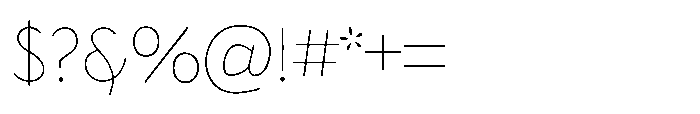 Iommyz Hair Font OTHER CHARS