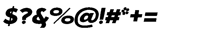 Iommyz Heavy Italic Font OTHER CHARS