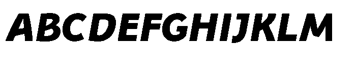 Iommyz Heavy Italic Font UPPERCASE
