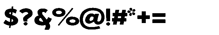 Iommyz Heavy Font OTHER CHARS