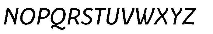 Iommyz Italic Font UPPERCASE