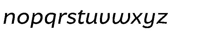 Iommyz Italic Font LOWERCASE