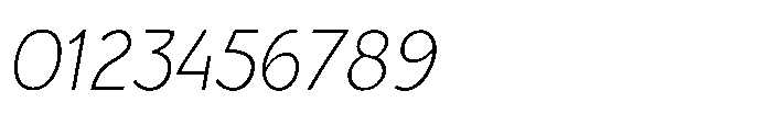 Iommyz Thin Italic Font OTHER CHARS