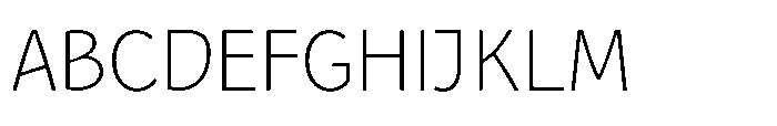 Iommyz Thin Font UPPERCASE