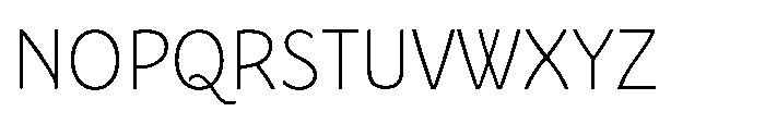 Iommyz Thin Font UPPERCASE
